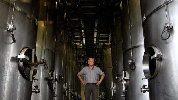 Well-placed ... Mark Davidson's energy-reduction strategies have already saved Tamburlaine winery more than $100,000 in electricity costs.