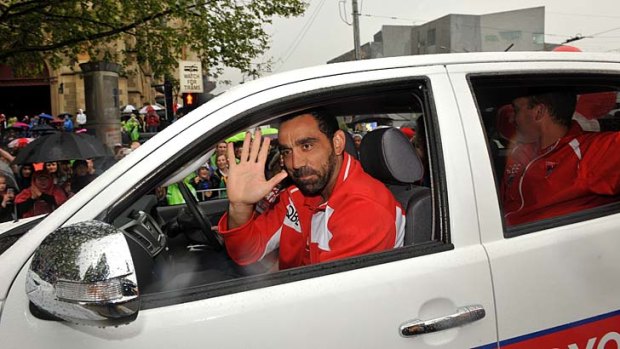 Adam Goodes is back to the decider for the first time since 2006.