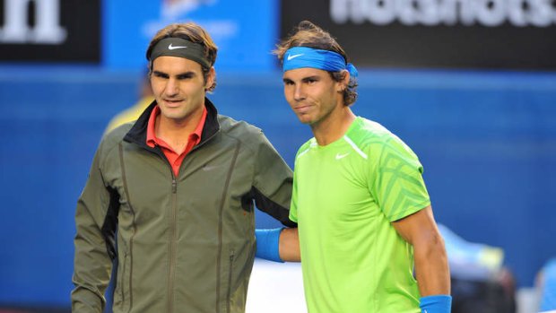 'You've got to be good when you come to the net against Rafa' said the four-time Australian Open champion, Roger Federer.