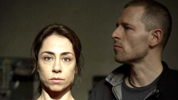 Sarah Lund and Ulrik Strange in <em>The Killing</em>.