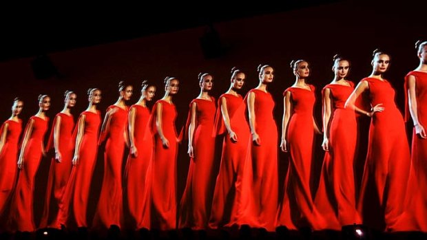 The Valentino brand is recognised around the world for its red ball gowns.