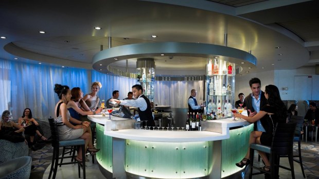 The Martini Bar on Celebrity Solstice.