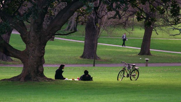 The amount of green space can influence people's health.