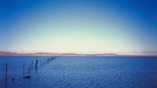 Lake George in wetter times during the 1990s.