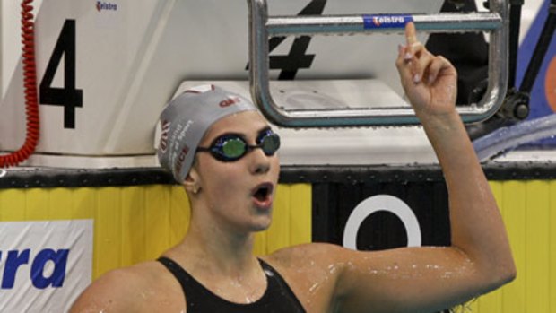 Stephanie Rice has taken confidence her victory in the 200m individual medley at the grand prix meet in Sydney.