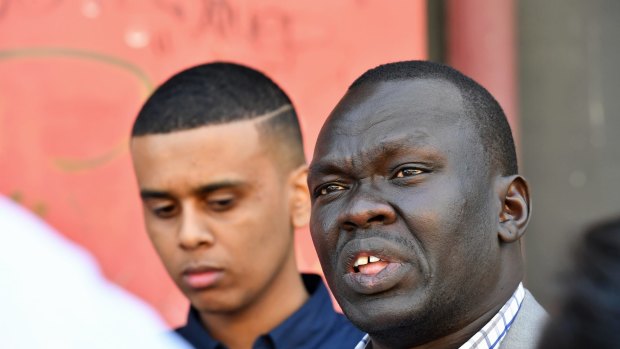 Community leader Richard Deng (right) wants the Turnbull government to stop playing politics.