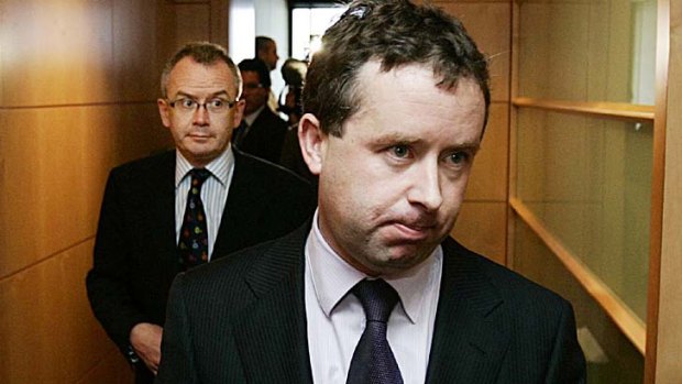 "True friendship demands honesty": Qantas chief Alan Joyce (front), with David Epstein in 2008.