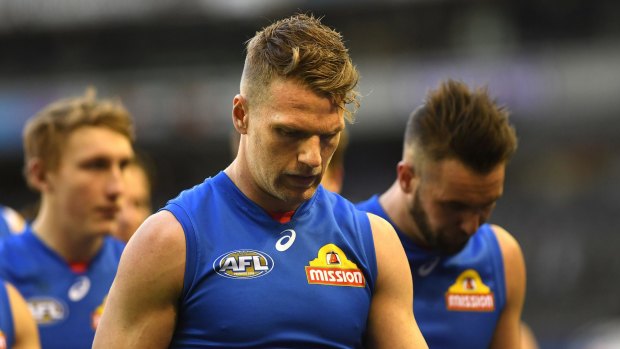 Season on the line: Jake Stringer and the Bulldogs continue to struggle for form.