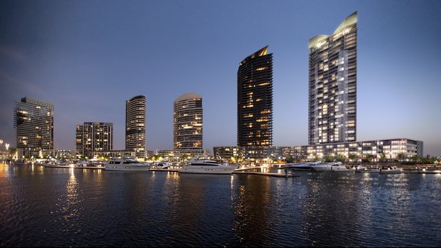 The Yarra's Edge development at Docklands, which is now 20 years old.