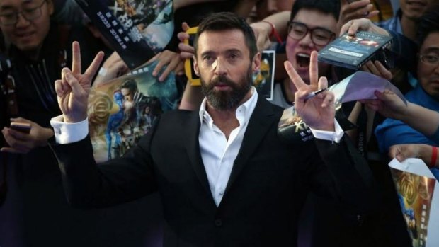 Hugh Jackman, pictured at the Beijing premiere earlier this week, reprises his role as Wolverine in <i>X-Men: Days of Future Past</i>.