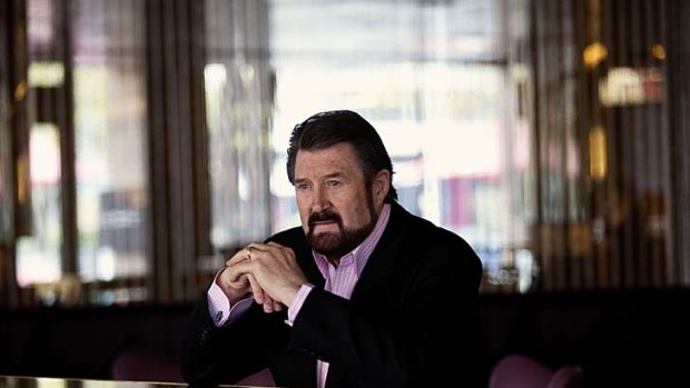 Derryn Hinch: A picture of health yesterday at Melbourne's Royce Hotel, but without a liver transplant he is just three months from dying.