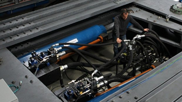 BioPower's O-Drive equipment test rig in Sydney.