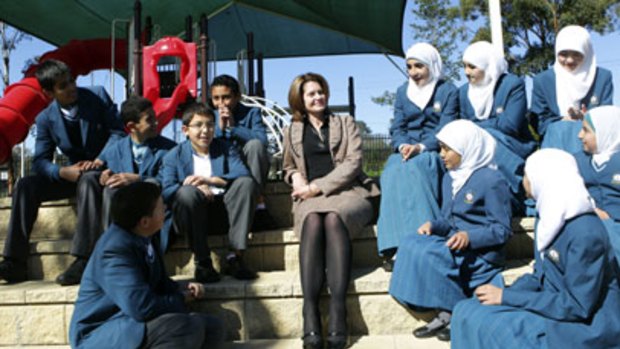 Girl power ... the principal, Michelle Nemec, has brought a message of empowerment to the girls at Bellfield College, an Islamic college in Sydney’s west.