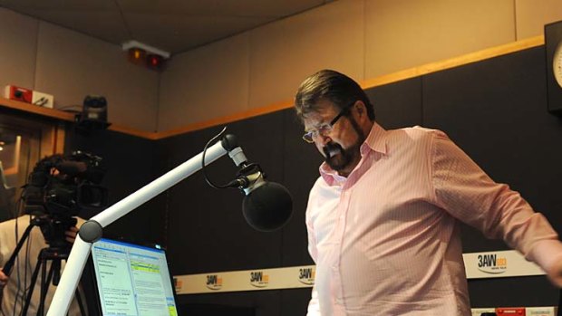 Derryn Hinch back on air at 3AW.