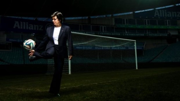 Most powerful Australian in world football: Moya Dodd.