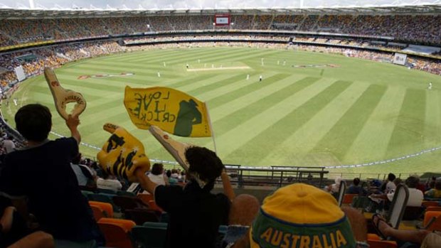 Could the 42,000 capactity Gabba (pictured) replace the 100,000 capacity MCG as the home of the AFL Grand Final?
