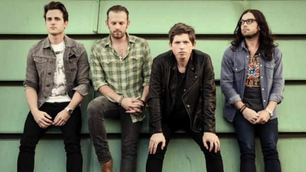 'So sad this a.m.' ... Kings of Leon (from left) Jared Followill, Caleb Followill, Matthew Followill and Nathan Followill.