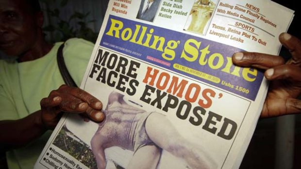 Uganda ... the newspaper that called for homosexuals to be hanged.