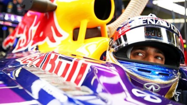 Making a charge: Red Bull’s Daniel Ricciardo.