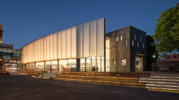 The external of the new Williamstown Library.