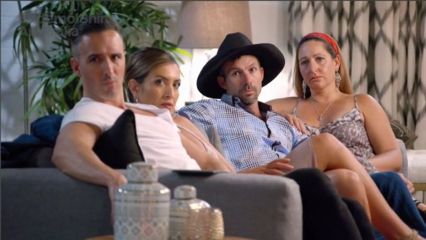 Happier MAFS couples: Andrew's jealousy of Anthony and Nadia and Sean and Susan.