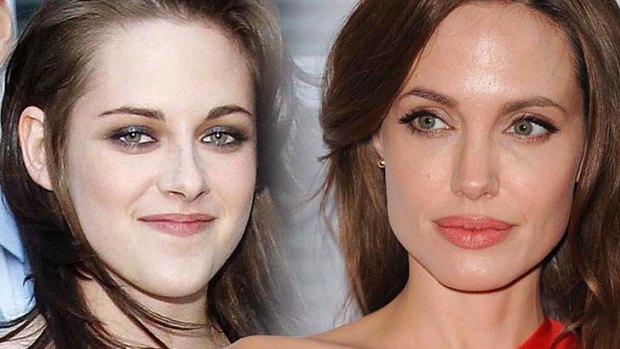 Kristen Stewart has pushed Angelina Jolie into fourth place on the Forbes list of richest actresses.