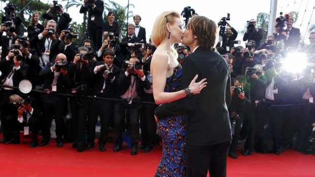Public display: Kidman and Urban in Cannes.