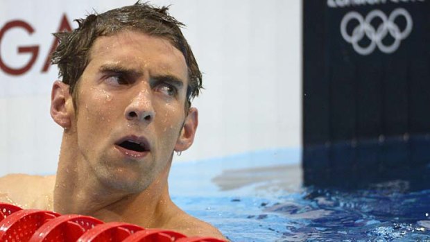 Michael Phelps ... finished outside the medals.