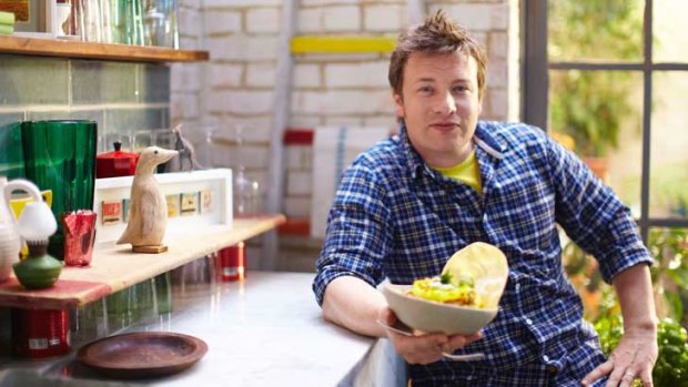 Jamie Oliver advocates quick meal preparation.