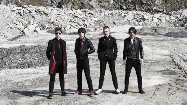 Yes, it's rock: The Strypes (from left) Peter O'Hanlon, Ross Farrelly, Evan Walsh and Josh McClorey.