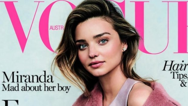 Miranda Kerr's cover for the July edition of Vogue Australia