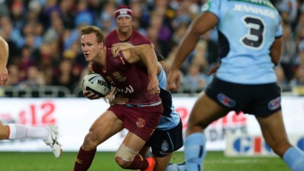 Still learning the ropes: Queensland bench utility Daly Cherry-Evans.