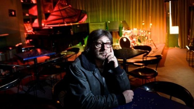 Owner Michael Tortoni at Bennetts Lane Jazz Club, which is closing down next year.