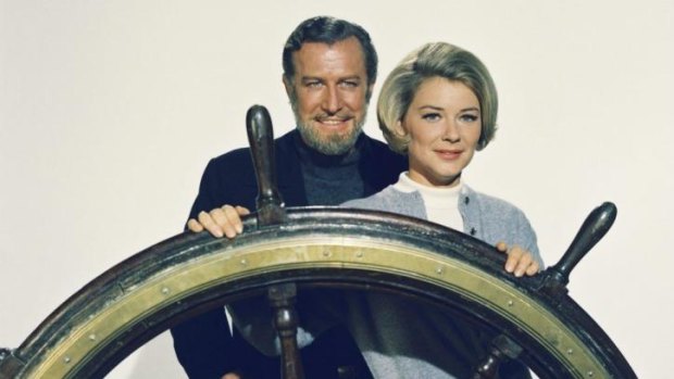 Sitcom: Edward Mulhare and Hope Lange in <i>The Ghost and Mrs Muir</i>.