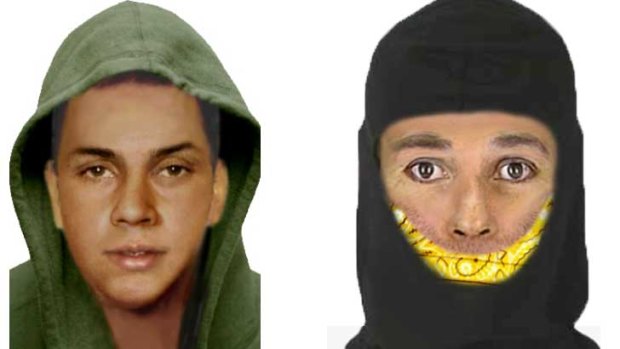 A computer-generated image of the two suspects.