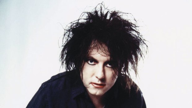 Robert Smith of the Cure ... gloom becomes him.