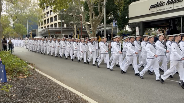 Perth's Anzac Day march