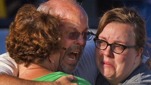 The grief stricken family of victim Alex Sullivan.