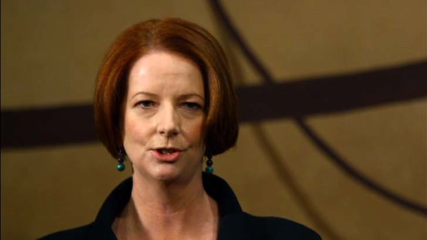 Julia Gillard ...  "under no illusions  about the depth of the political challenges".