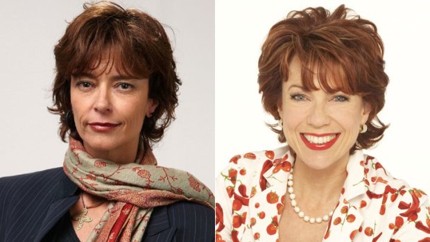 Not giving up ... Rachel Ward, left, and Kathy Lette.