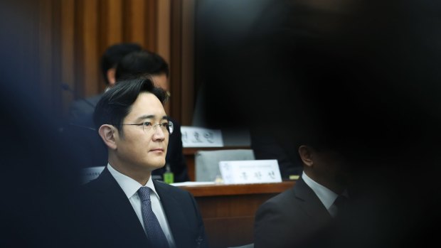 Jay Y. Lee, co-vice chairman of Samsung Electronics, was on Friday convicted of bribery and sentenced to five years in prison.