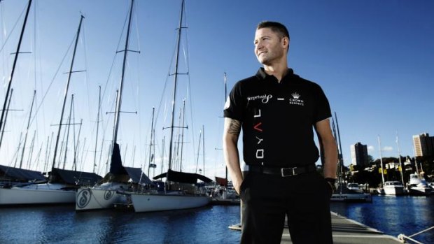 Skipper setting sail: Michael Clarke will compete in the Sydney to Gold Coast yacht race.