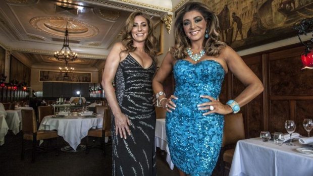 No holds barred: Andrea Moss, left, and Gino Liano, of the Real Housewives of Melbourne, are mistresses of the insult.