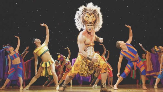 Coming to Melbourne ... Nick Afoa as Simba in <i>The Lion King</i>.