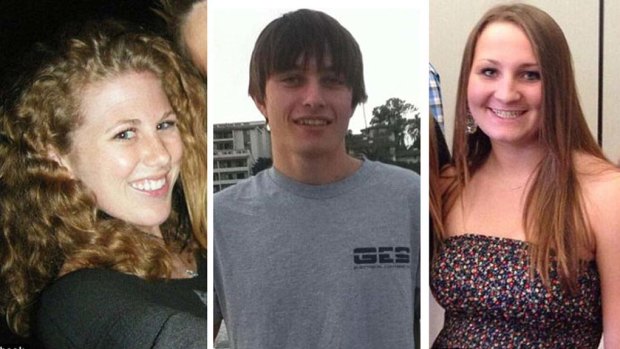 Three of Elliot Rodger's victims: Katie Cooper, Chris Martinez, Veronika Weiss.