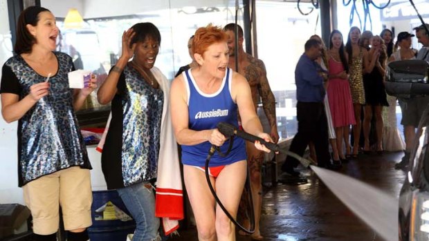 Deni Hines and Pauline Hanson blow the show away in Celebrity Apprentice.
