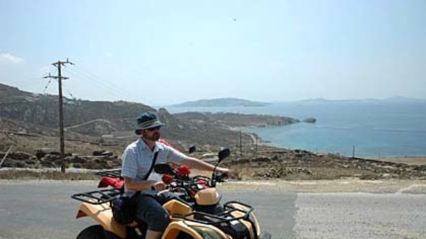 Hiring a bike is an easy proposition on Mykonos.
