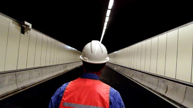 A white elephant ... a plant to filter air pollution in the M5 East tunnel will be closed.