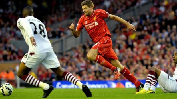 Liverpool captain Steven Gerrard is one of two players remaining who last represented the club in the Champions League in 2009.