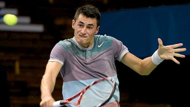 Learning curve: Bernard Tomic believes his time will come.